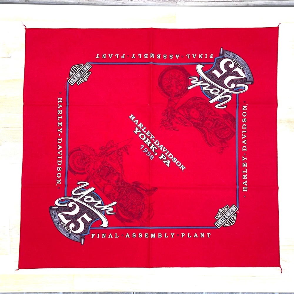 HARLEY-DAVIDSON Vintage 1998 Unisex Bandanna